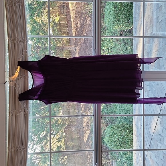 Loft purple dress - Picture 2 of 5